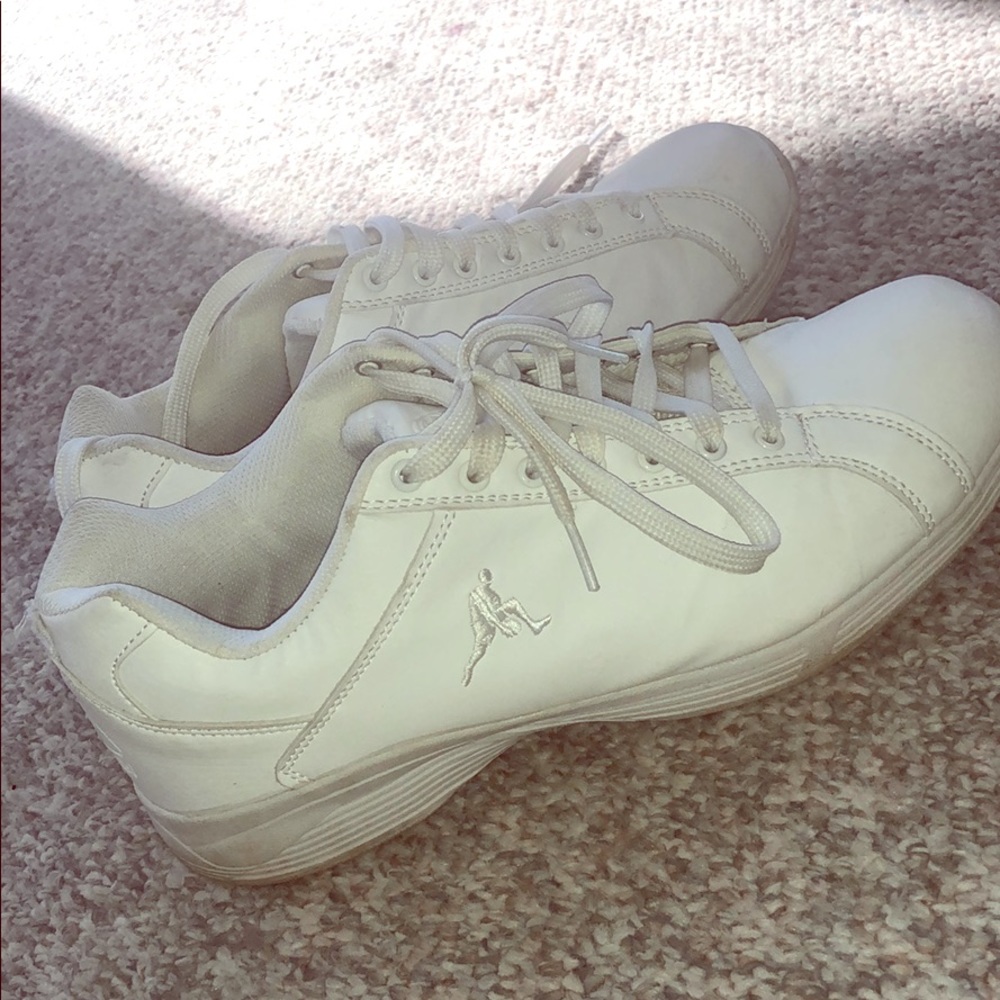 Above the Rim White Sneakers - only worn once!